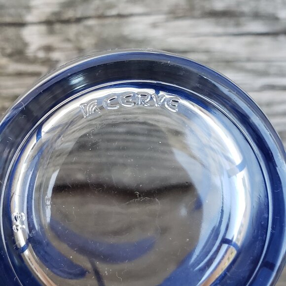 8 Stunning Poppy Flower Cerve Italian Drinking Glasses. - Picture 5 of 5